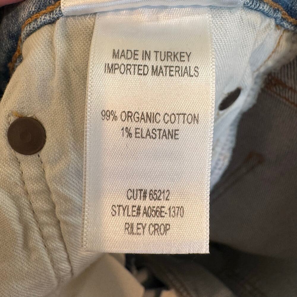 AGOLDE Riley High Rise Straight Crop Jeans Size 28 - Picture 10 of 12